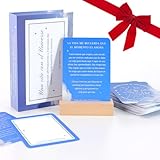 Una cita con el universo – Deck de Afirmaciones y Decretos Inspiradores Oráculo de 53 Cartas con Mensajes positivos para manifestar Magia y Bienestar Edición Azul divino