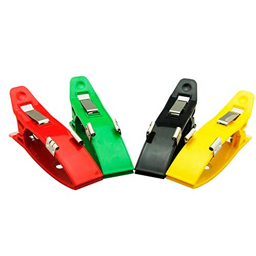 Lot de 4 électrodes de serrage universelles ECG/EKG en nickel 4,0 et 3,0 mm Taille adulte Cover