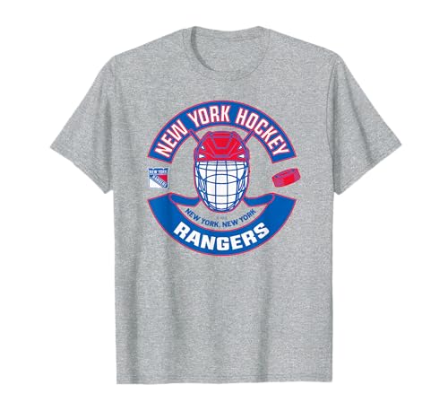 New York Rangers Mask Gray Officially Licensed T-Shirt