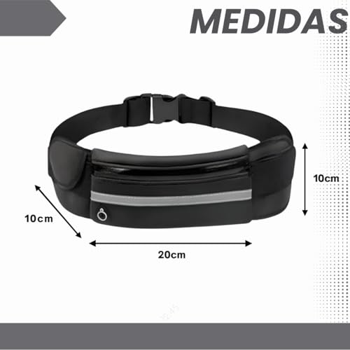 Pochete Esportiva Porta Celular Garrafa Documento Antifurto Fitness Impermeável Prova D'água Neopre