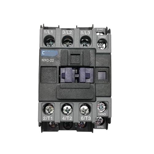 Contacteur AC NXC-22 tripolaire de puissance 22A avec bobine de controle 110V