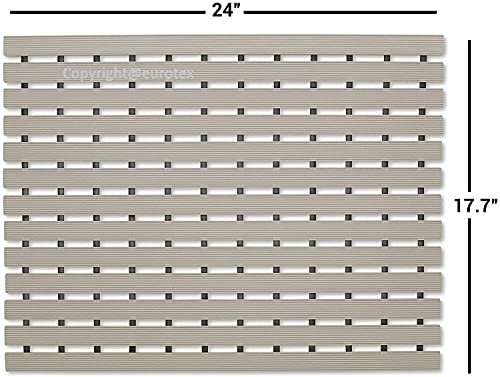See full amazon price history chart for Eurotex Shower Mat Non Slip for Bathroom, Anti Skid Bathtub Mat (Plastic Stripped- Rubber Base, 46cm x 61cm)- Grey Eurotex Shower Mat Non Slip for Bathroom, Anti Skid Bathtub Mat (Plastic Stripped- Rubber Base, 46cm x 61cm)- Grey (B082P1C74N) Amazon Price History, Amazon Price Tracker