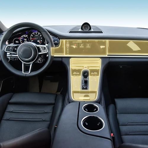 Film PPF intérieur Porsche Panamera 2017-2023 : Protection anti-rayures prédécoupée