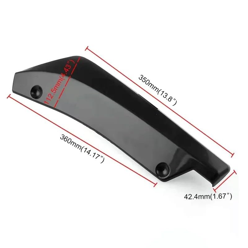 Protector de parachoques trasero universal y difusor efecto carbono para Q5 3