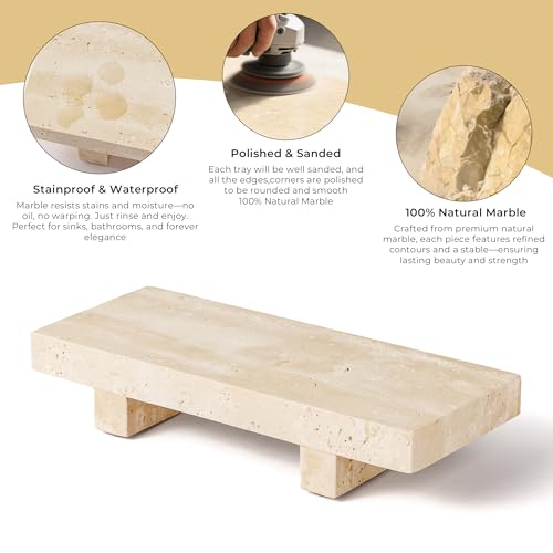 Support sur pied en marbre imperméable anti-trace pour évier de cuisine