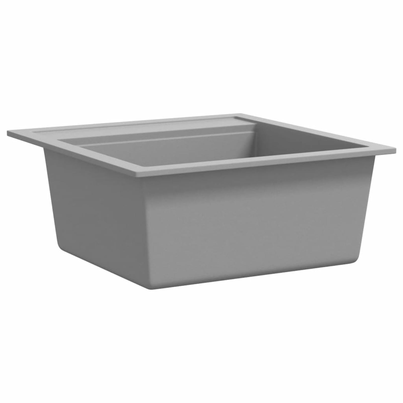 Fregadero de cocina de un seno de granito gris, ShGaxin Mueble Pila Lavadero, Pila Fregadero Cocina, Fregadero Sobre Encimera, Fregadero Baño Encimera, Picas De Cocina