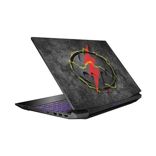 Autocollant The Flash pour HP Pavilion 15.6 skin vinyle Batman logo protecteur