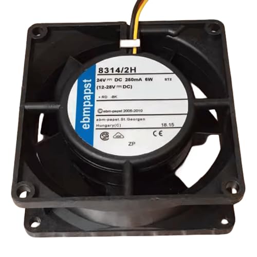 for 8314/2H 24V 250mA 6.0W 80MM 8032 3-Wire Inverter Cooling Fan
