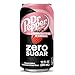 Dr Pepper Zero Strawberries and Cream Soda, 12 fl oz cans, 12 Pack