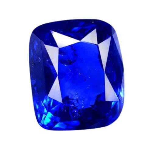 Saphir bleu de Ceylan 8,80 carats, une gemme naturelle d'exception pour bague