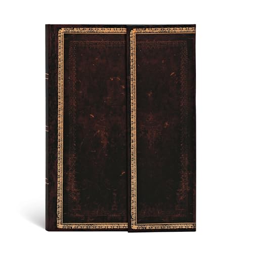 Carnet rigide Paperblanks Noir Marocain Flexi Mini Ligné 176p.