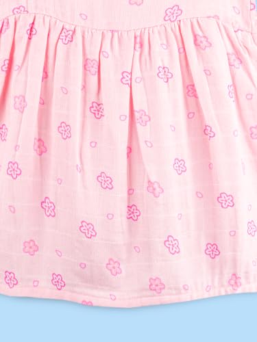 Image of Kidbea Bamboo Cotton Baby Girl Dress, Sleeveless Casual Wear Girls Frock