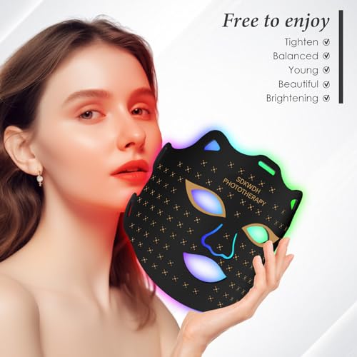 Sdkwdh A-021 7-1 Colors Led Facial Skin Care Mask, Red Led Face Mask Light Therapy At Home thumb #6