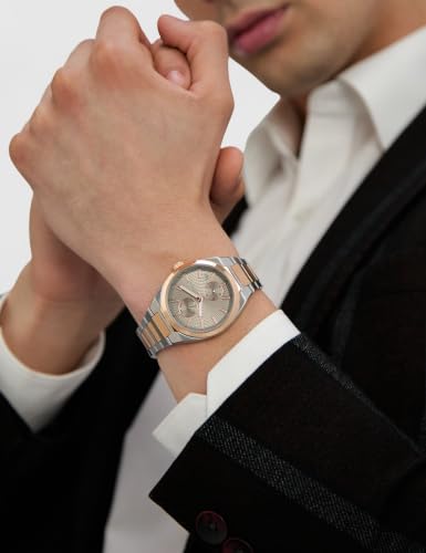Image of French Connection Celestial Grey7C Round Dial Mens Mult Function Watch FCH03RTM