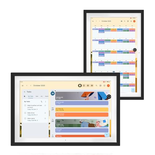 Changing 10.1' Digital Google Calendar Built-in Battery,No Subscription|Install apps on Google...