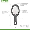 Tovolo Scoop & Sift Flour Sifter for Baking Dusting 1 Cup Fine 20 Mesh Sieve Flour Duster, Easy Scoop Dishwasher Safe Baking Powdered Sugar Flour Sifting Tool for Aerating Coating Dusting, Charcoal