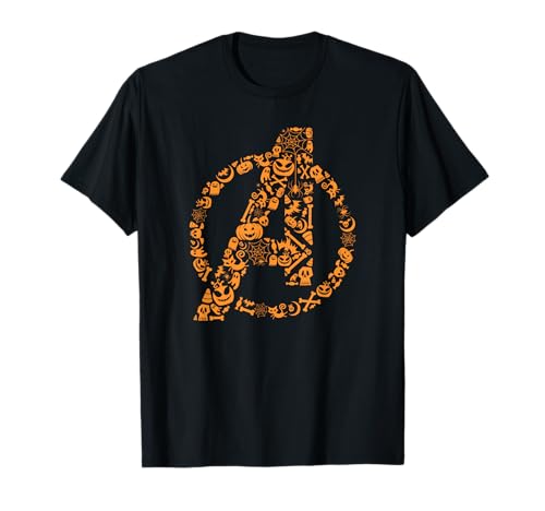 Image of Marvel Halloween Avengers A Logo T-Shirt