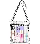 DONGGANGAJI Clear Purse for Women Clear Bag Stadium Approved,Clear Crossbody Bag Wallet with Inne...