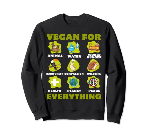 Proud Vegan For Everything Herbivore Gifts for Men And Women Sweatshirt