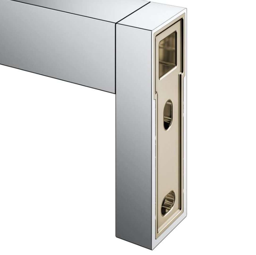 Keuco Edition 90 Square Portasalviette a un braccio, 45 cm, cromato