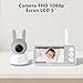 wansview Babyphone mit Kamera 2,4/5 GHz WLAN- 5" 1080P Video babyfone mit App, Baby Camera mit IR Nachtsicht, Automatische Verfolgung, Zwei-Weg-Audio, Temperatur- und Bewegungs-/Geräuscherkennung