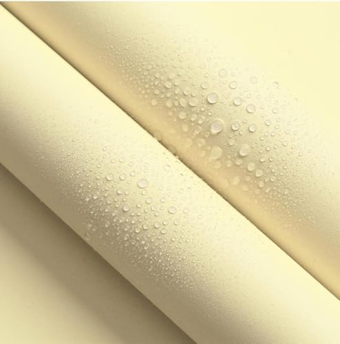 Image of Beige Solid Matt Peel and Stick Wallpaper Contact Paper Wallpaper Modern Self Adhesive Wallpaper Decorative Removable 2 x 50 Feet