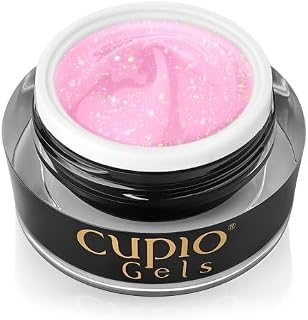 Cupio Glitter Glam Builder Gel - 15ml Glitter Gel Gel Gel - 15ml Glitter Gel Gel Nails, HEMA Free