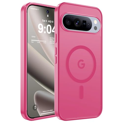 Image of WRJ Magnetic Case for Google Pixel 10 Pro XL 6.8-Inch,Hot Pink