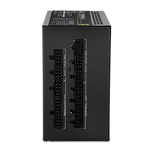 Yeyian Alimentatore per PC modulare Pegasus 850 W 80+ Gold | PCI-E Generazione 5 | ATX 12V Versione 3.0 | 80+ Oro | Cavi Piatti | Ventola da 140 mm | PC da Gioco RTX 4070 Ti / 4080/4090 - Alimentatore - Immagine 7