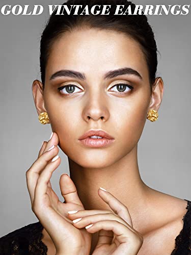 6 Pair Gold Threader Dangle Earrings Long Chain Threader Statement Tassel Drop Dangle Ear Line Eardrop Earrings Jewelry For Women Girls (Round Style) #TOP1