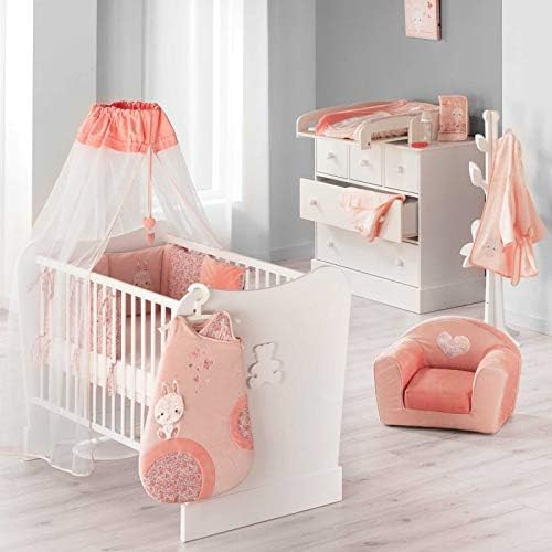 Poyetmotte Lapinou Fitted Sheet 60 X 1 Cm Multicolor One Size Bigamart