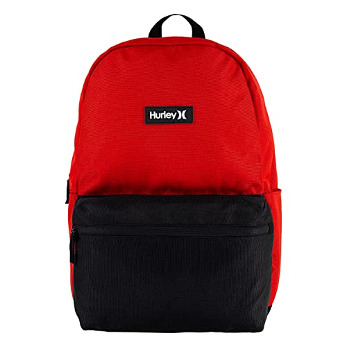 Hurley Mochila One and Only para niños, Una y única mochila, Rojo sirena, Large Cover