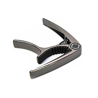 N-K Capo de guitare acoustique à changement rapide Noir - Les Beatles, Paul McCartney, John Lennon, RIngo Starr, George Harrison