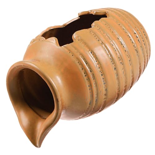 Vaguelly Ceramic Fountain Jar Waterfall Decorative Landscape Outdoor Courtyard Circulating Jar Water Fountain Decor