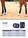 GemRebel Horse Polo Wraps Upgrade with Bling Leg Wraps for Horses 4-Pack Fleece Leg Wraps Stable Supplies-Navy M