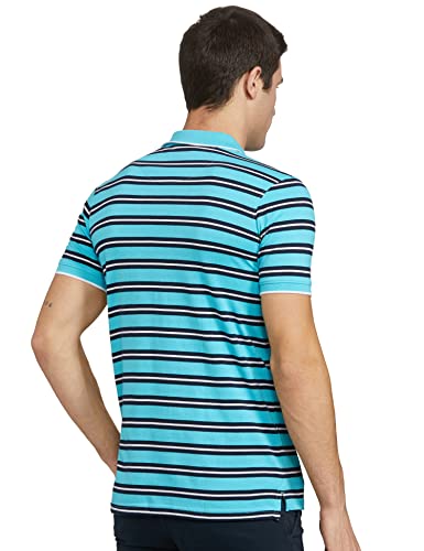 Image of Max Men Striped Slim Fit Polo T-Shirt