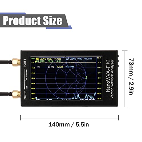 Analyseur d'antenne SAA-2 à écran IPS tactile pour une mesure vectorielle HF VHF précise - 3