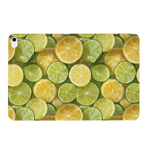 Housse iPad 11" 2025 veille auto et support coque citrons