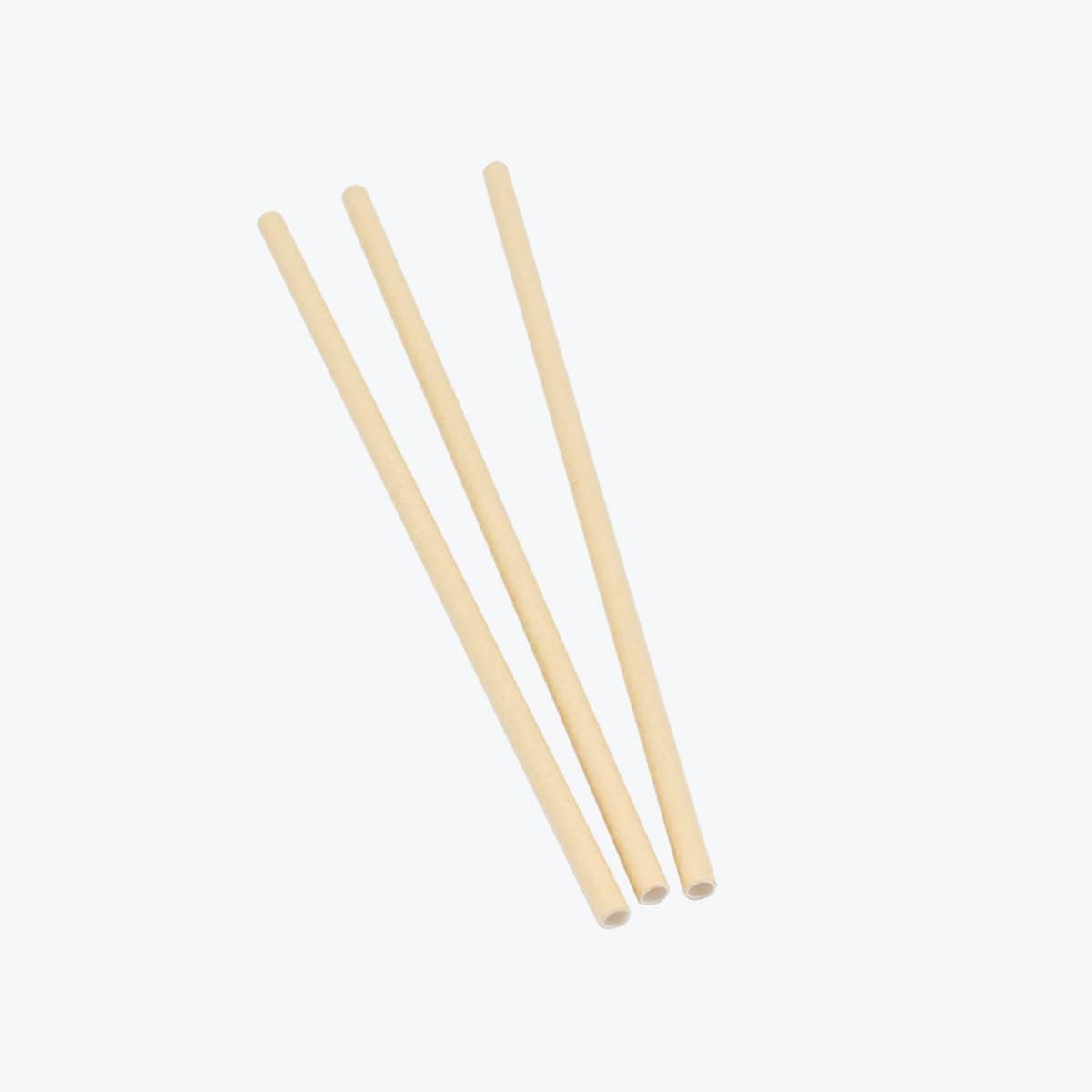 Individually Wrapped 8" No-Sog Straws | Heavy Duty,100% Biodegradable,Plastic Free|Made of Plant-Based Sugarcane Fibers|Drinking Straws|Pack of 5000