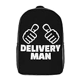 Lässiger Rucksack Paketversand-Liefermann Laptoptasche Stylische Tasche Für Reisen, Schule, Büro, 42X32X14Cm