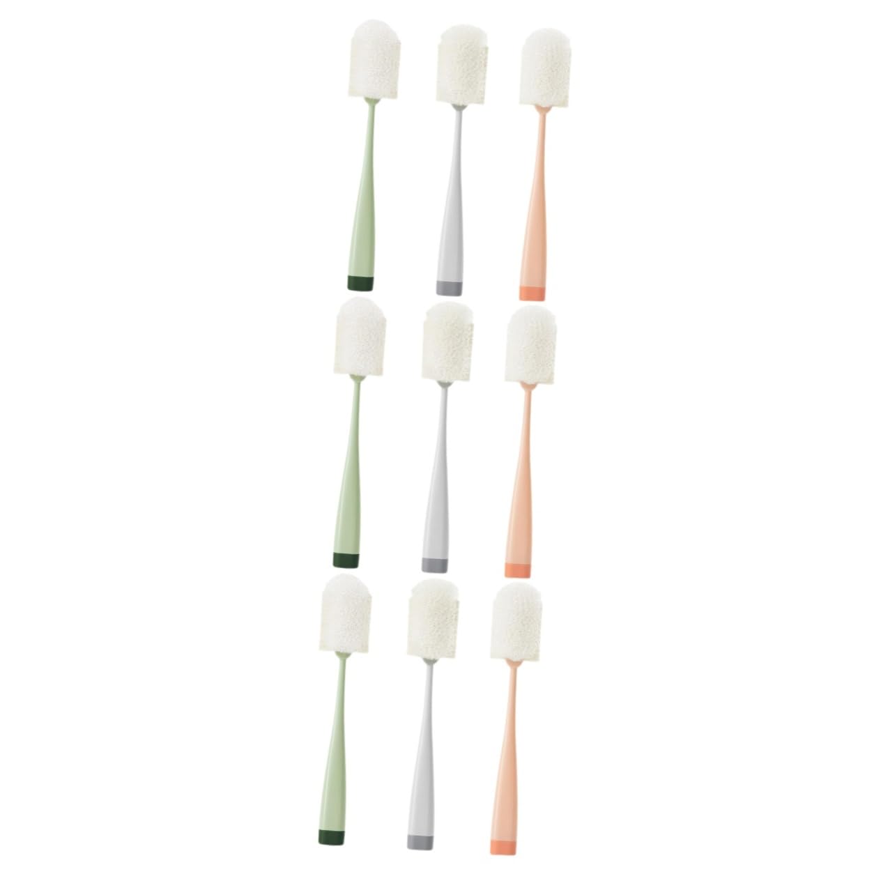 PACKOVE 3 Set Spazzola A Tazza Spazzola Per Bottiglie Per Bottiglie D'Acqua Per Bottiglie Portatile Multifunzionale Con Manico Per La 3 pezzi*3