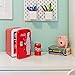 Coca Cola Polar Mini Fridge - Refrigerator for Bedroom Office, Portable Table Top Beverage Cooler, 12V 110V Refrigerador For Drinks, Soda, Wine, Use In Car, Dorm, Patio, 6 Can