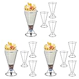 Relaxdays Pommeshalter, 4er Set Pommestütenhalter aus Edelstahl, HxD 16 x 9,5 cm, Spitztüten-Ständer für Pommes, Silber (Packung mit 3)