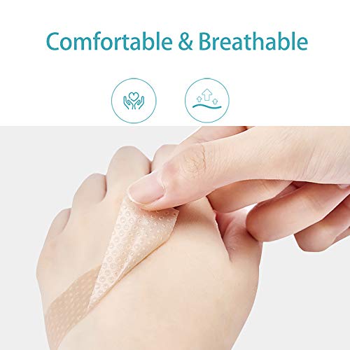 Dimora Soft Waterproof Silicone Medical Tape With Easy Tear Design, Adhesive, Comfortable Breathable Pain-Free Removal Tape, No Residue （1.6In X 59 In）,1 Roll #TOP3