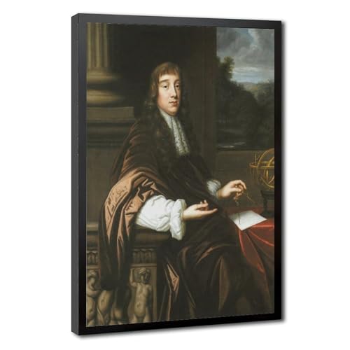 Robert Hooke impression sur toile tableau haut de gamme bureau
