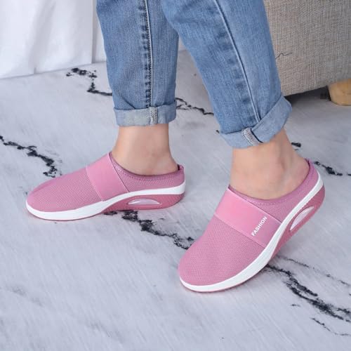 Sabot mesh sans lacets pieds larges et mules légères de marche - 2