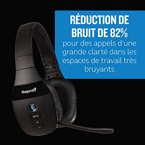 BlueParrott S450-XT Casque Stéréo Bluetooth – 82 % de Réduction du Bruit avec Commande Vocale, pour Espaces Publics et Environnements Bruyants – Noir - Les Beatles, Paul McCartney, John Lennon, RIngo Starr, George Harrison BlueParrott S450-XT Casque Stéréo Bluetooth – 82 % de Réduction du Bruit avec Commande Vocale, pour Espaces Publics et Environnements Bruyants – Noir – Image 4