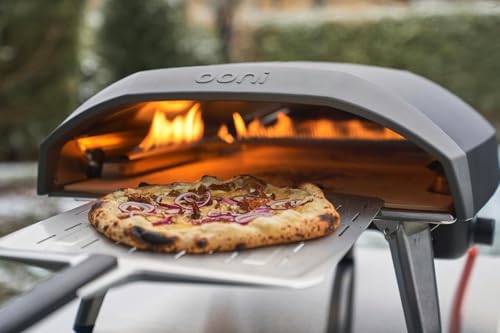 Image of Ooni Koda 16 Propane Gas Pizza Oven - Ultimate Pizza Oven Bundle - Includes 14 inch Perforated Pizza Peel, Turning Peel and Koda 16 Cover