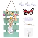 Florero para colgar en la pared Esta decoración de flores para colgar en la pared satisfará sus necesidades y decorará su hogar con un ambiente fresco y feliz.