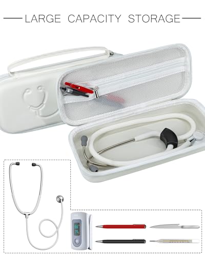 Image of Stethoscope Case for 3M Littmann Classic III & Lightweight II S.E, Beige